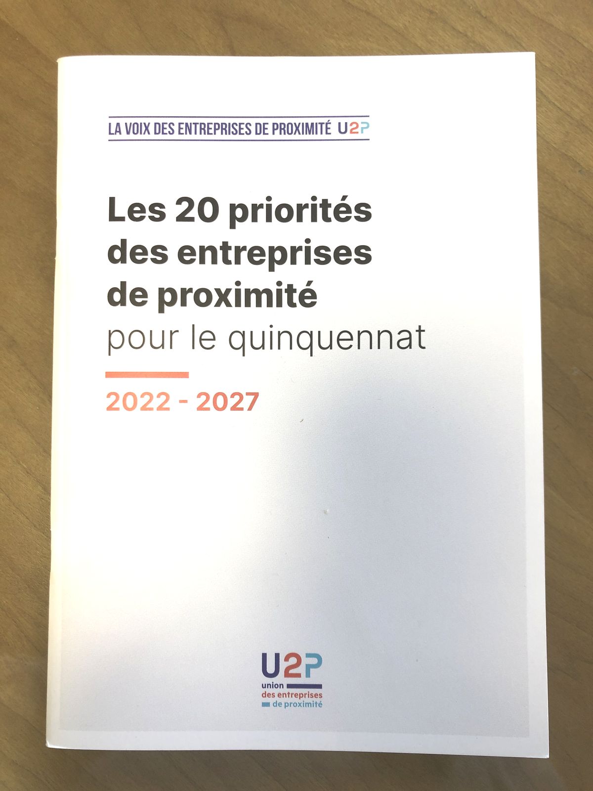 20 priorités de l'U2P
