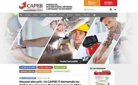 Page accueil - Capeb 71