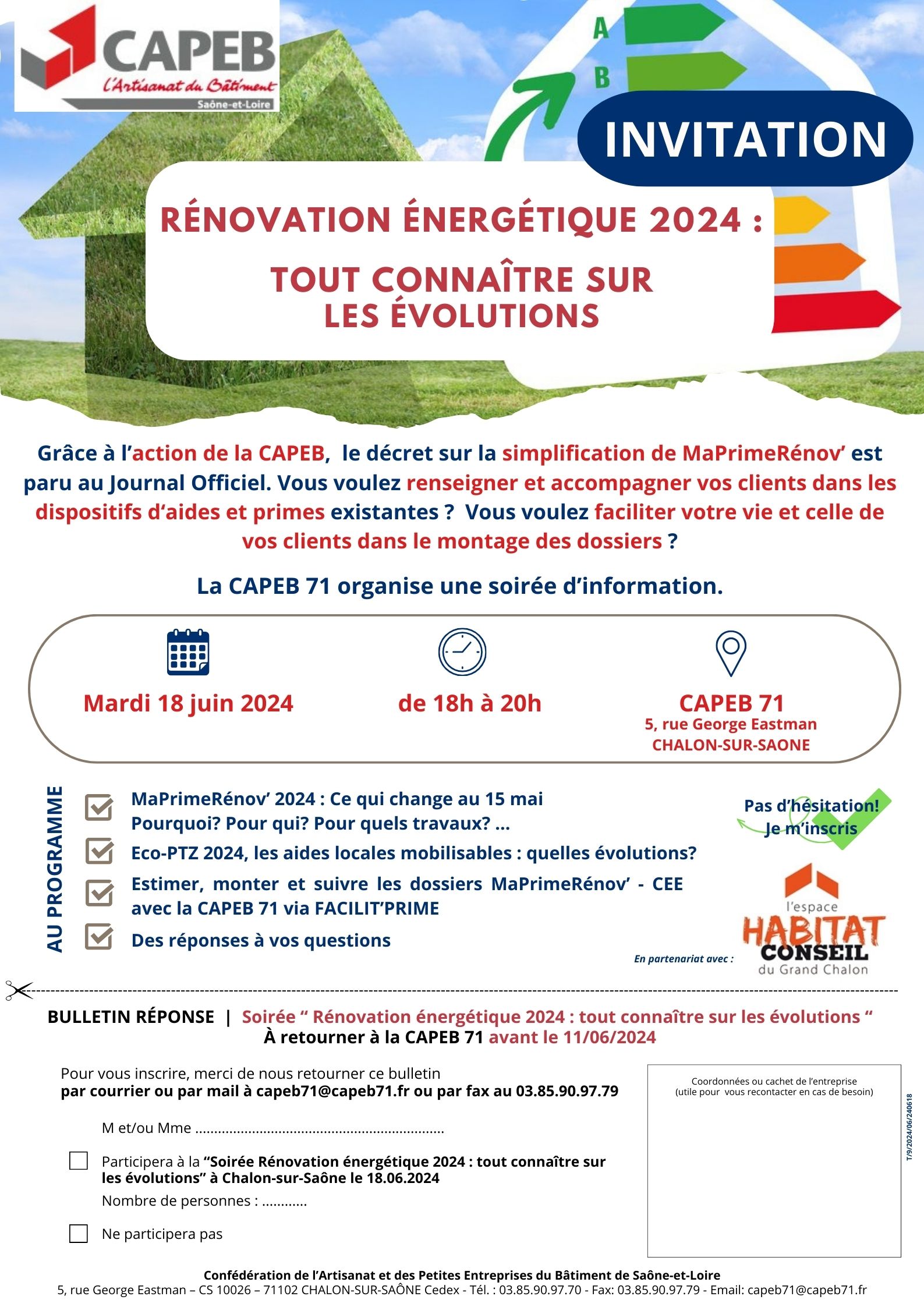 Soirée Aides Rénovation